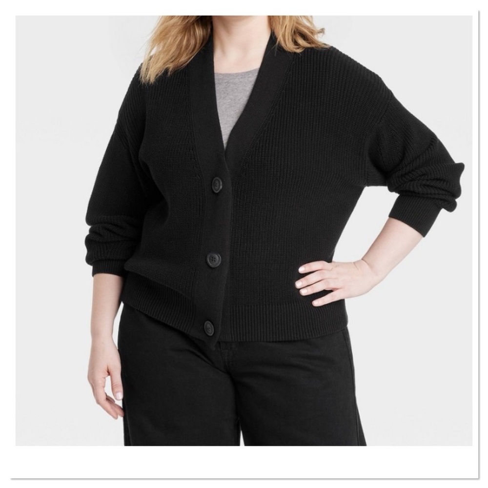 Women’s Button Front Cardigan a new day Black